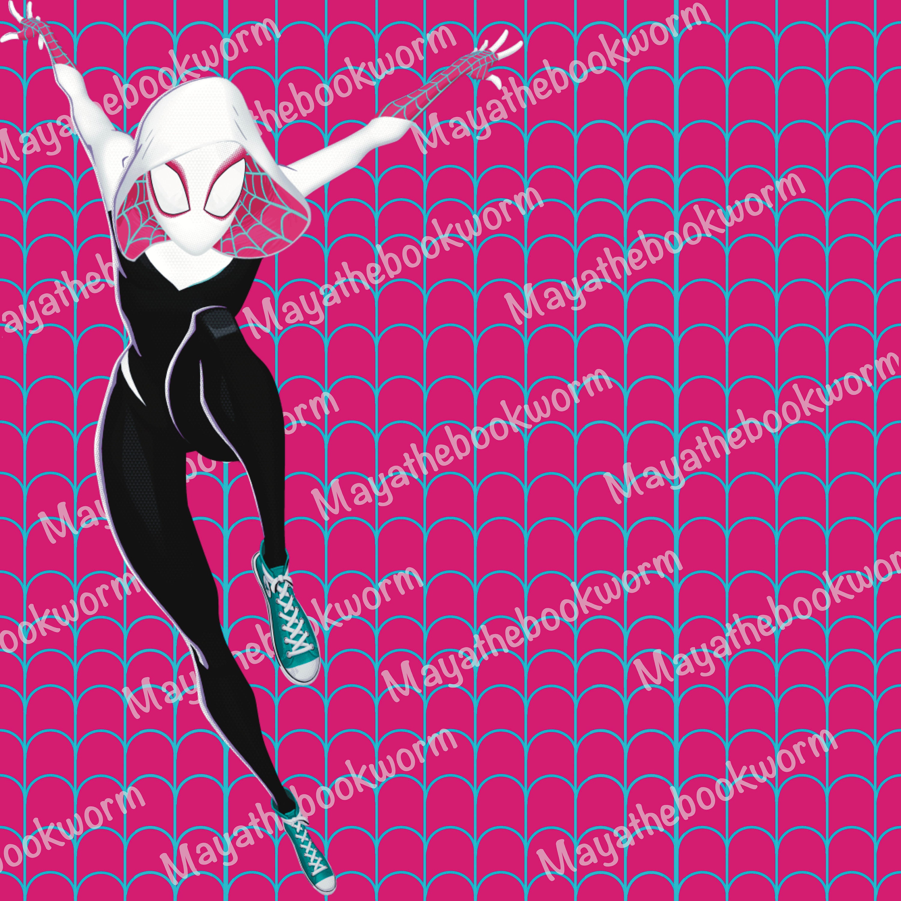 SPIDER GWEN Leggings With Pockets Spidergwen Tights for Adults, Superhero  Costume, Womens Spider Costume, Spider Gwen Top for Women 