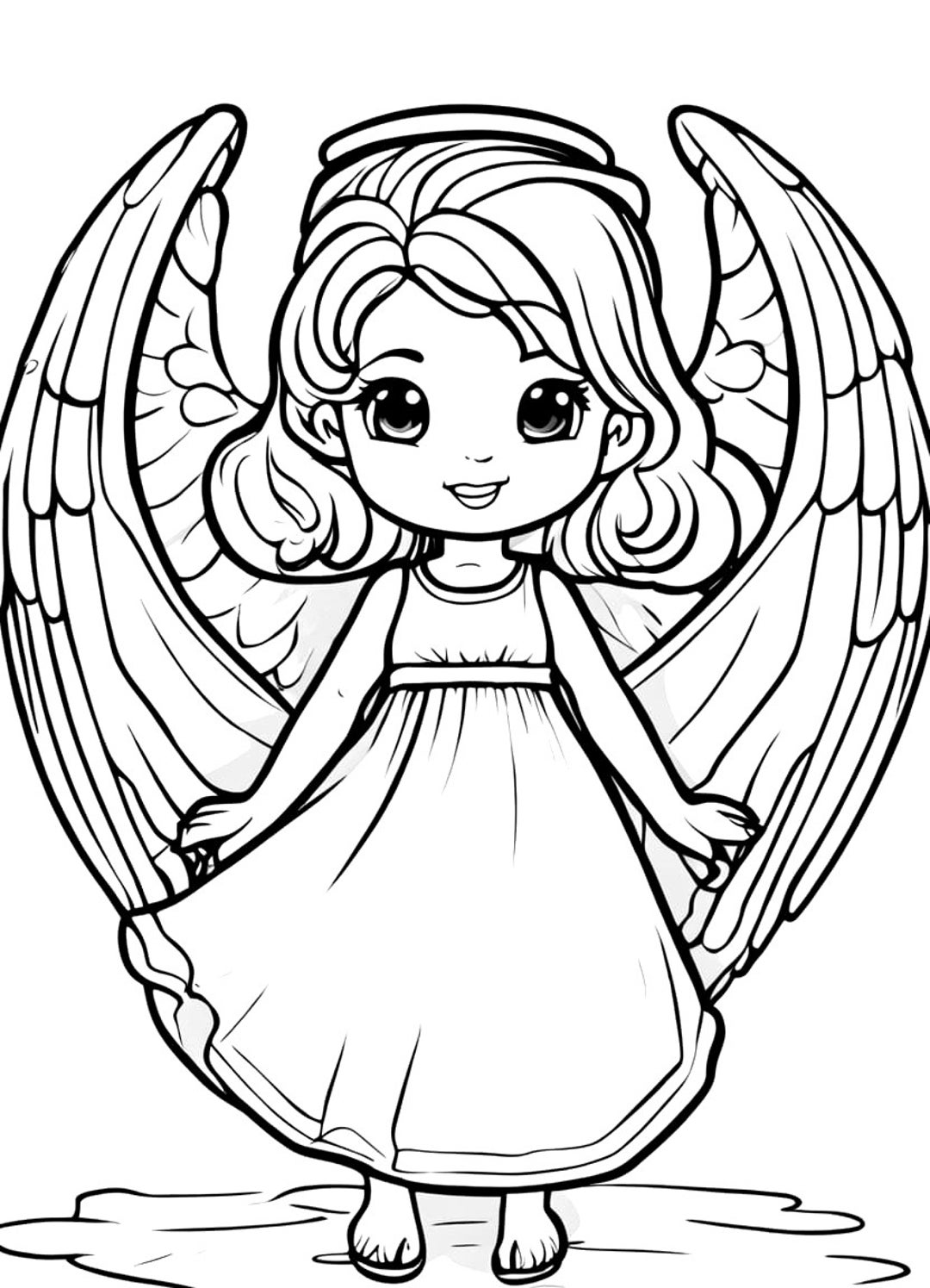 Angel Coloring Book - Etsy