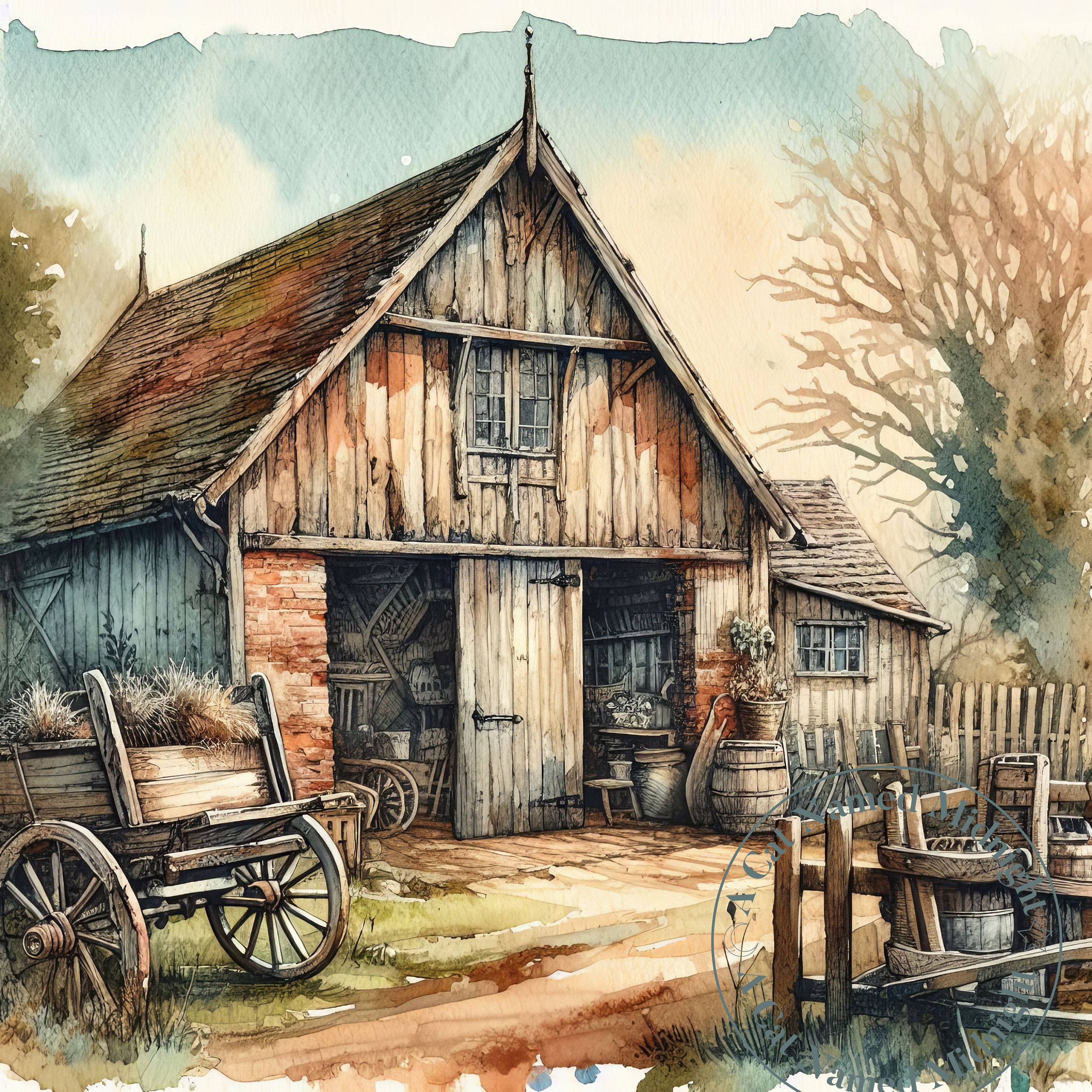 Rustic Barn Clipart