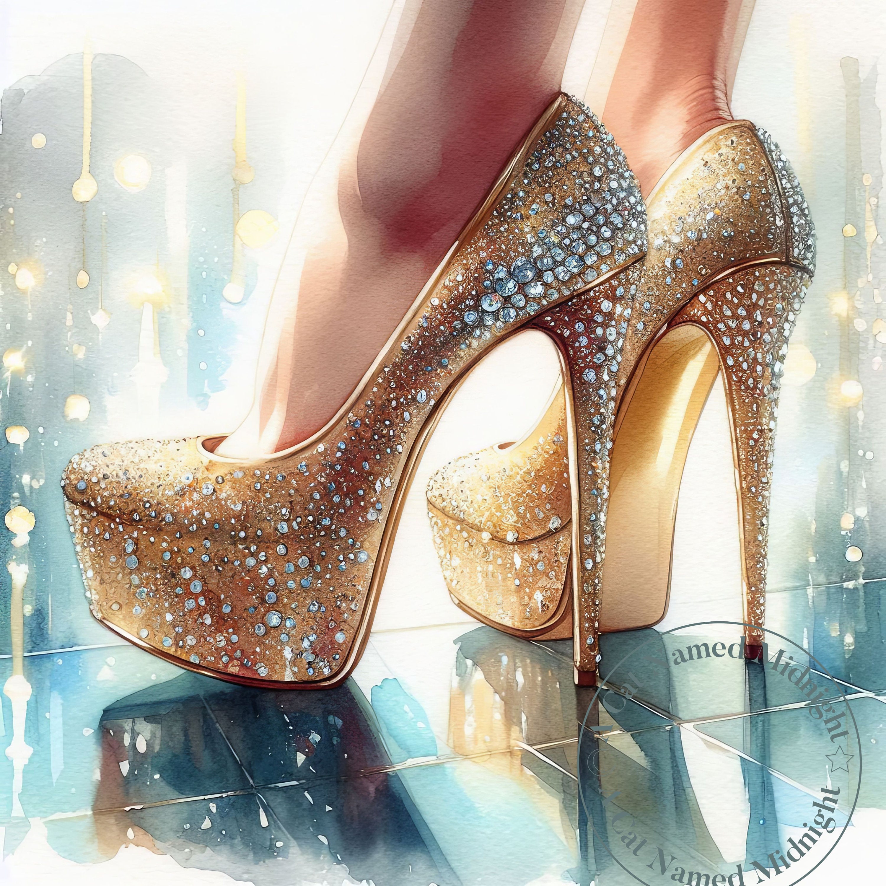 8 Gold High Heels Clipart Bundle Aquarell Gold Plattform High Heels Clip  Art Damen Schuh Bilder Hochzeit herunterladbare druckbare - Etsy Österreich, image size:3000x3000