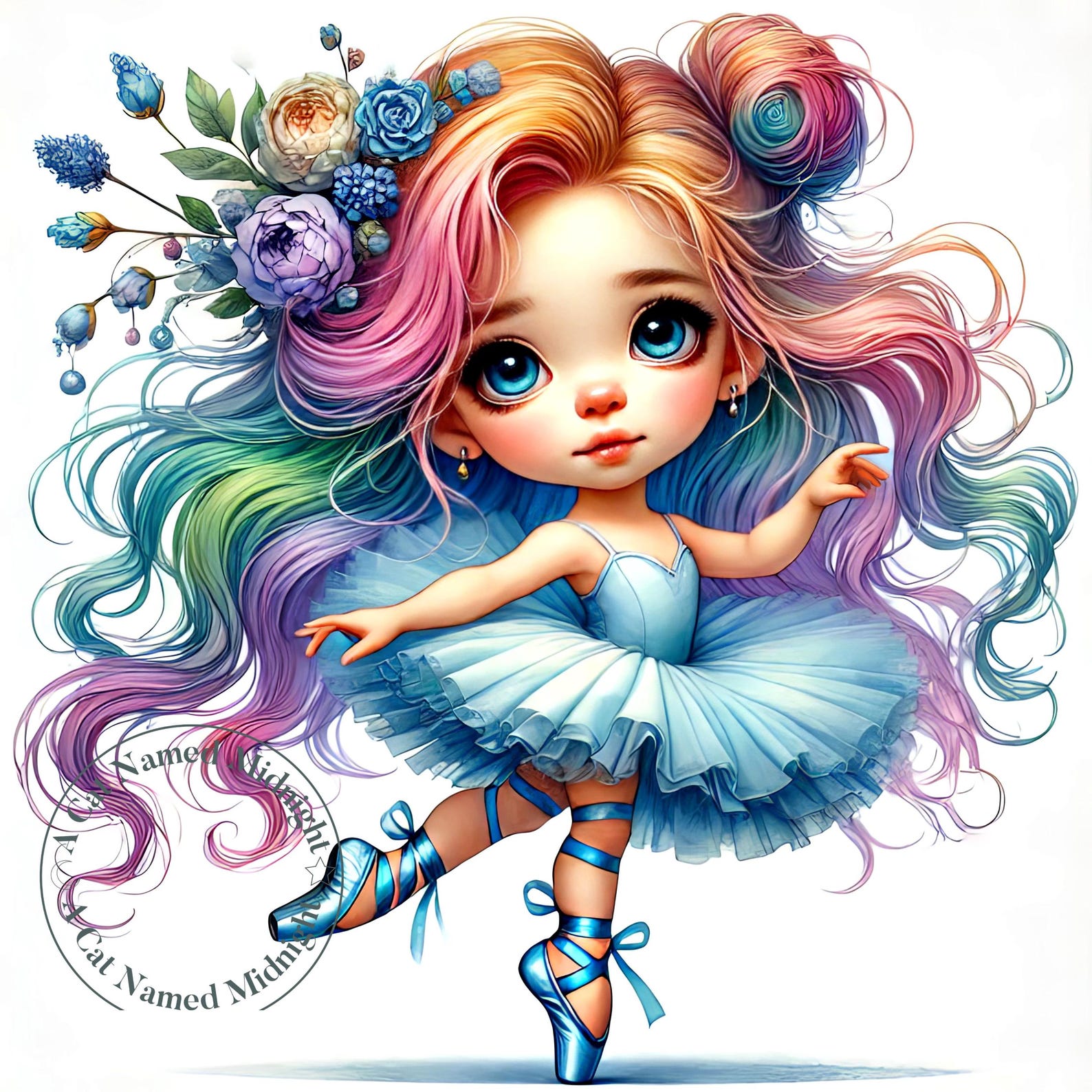 Cute Little Ballerina Clipart 10 JPG Images - Etsy