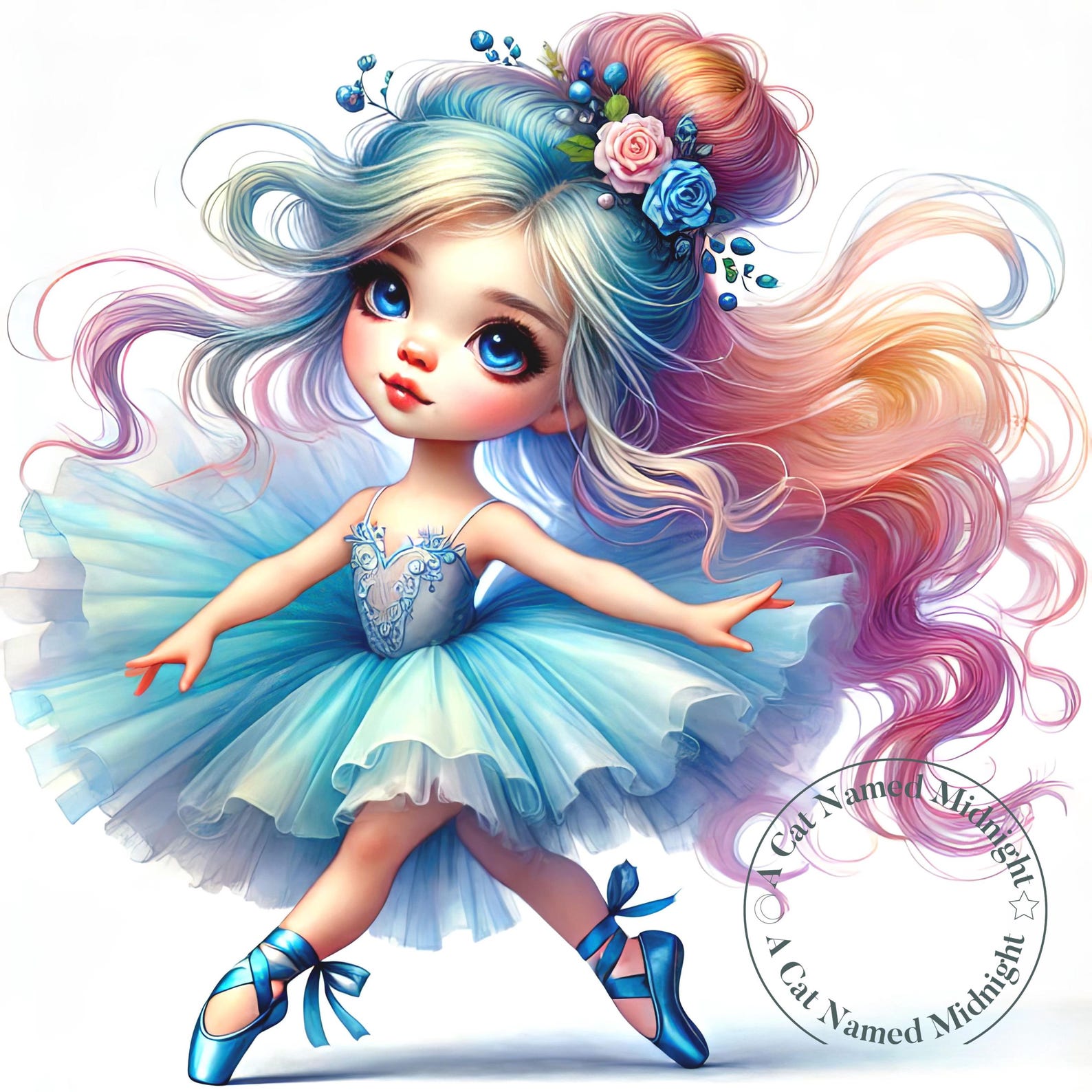 Cute Little Ballerina Clipart 10 JPG Images - Etsy