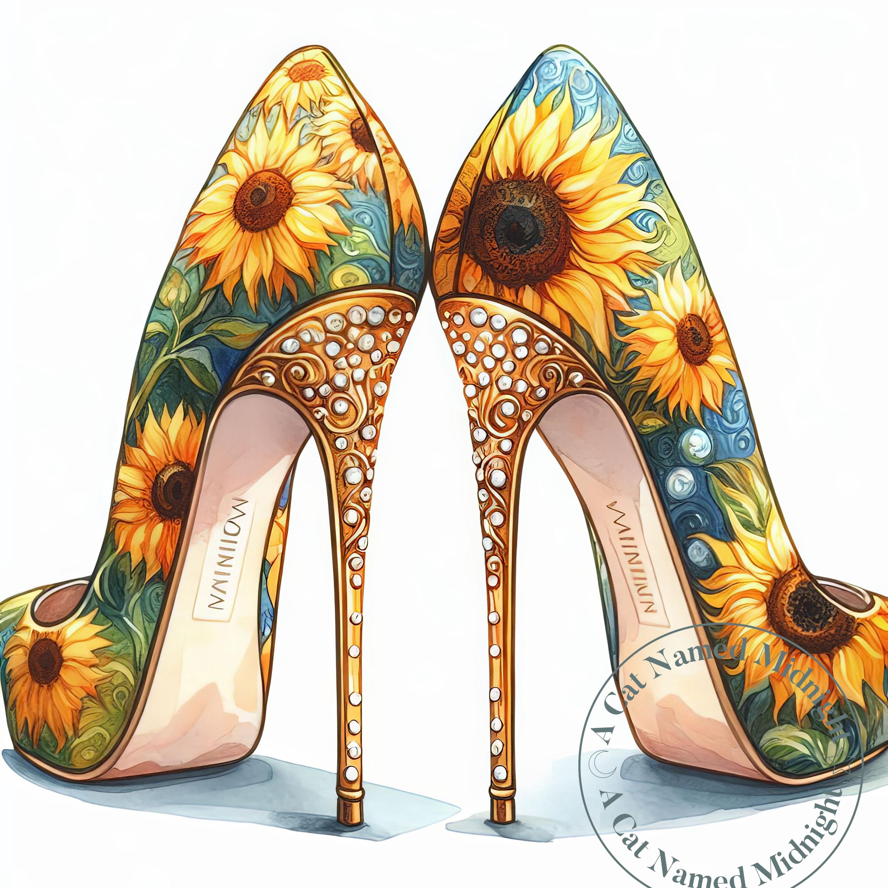 シェーンボーデン ポップアート ハイヒール アート作品 約53cm x 53cm