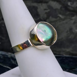 Abalone Mabe Perlen Set in .999 Feinsilber und .925 Sterling Silber.