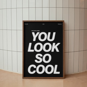 Robbers Song Lyric Poster, The 1975 Album, The 1975 Poster, Matty Healy Wall Print Quote, Gift Merch Decor, DIGITAL