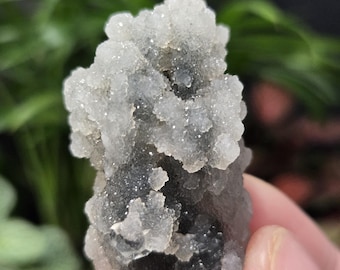 Black Gray Chalcedony - Sparkly Chalcedony (4 Options - You Choose!) - Natural Mineral Crystal Specimens