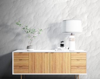 White Paper Texture Peel and Stick Removable Wallpaper