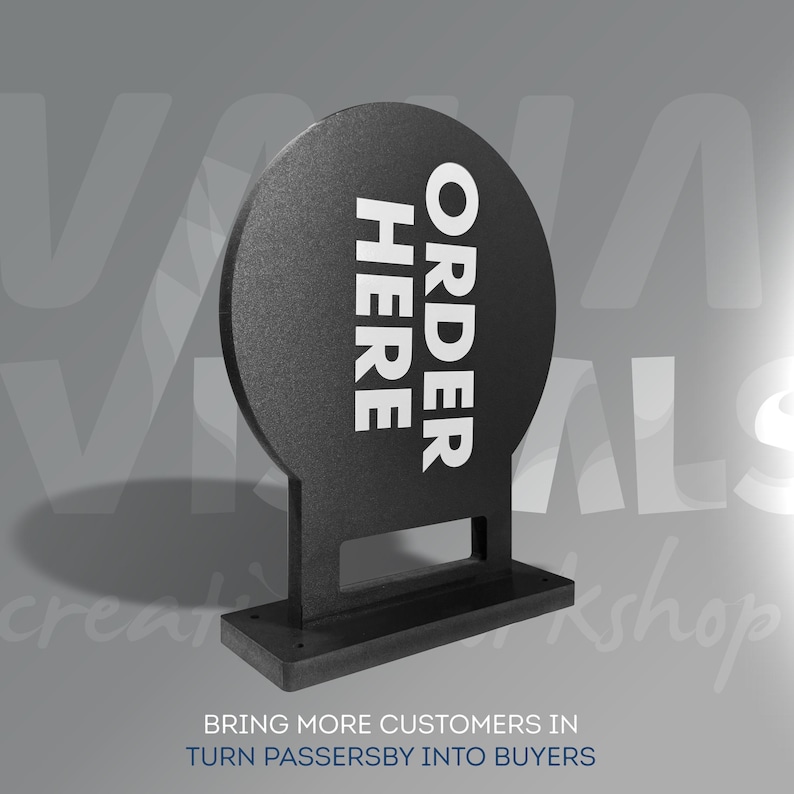 Custom Blade Sign - Double Sided Outdoor Business Sign, Storefront Logo Sign, Wall Mounted Commercial Sign - Salon, Bar, or Retail Shop Sign image 10