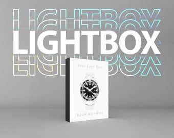 Light Box Sign SEG Fabric Custom Backlit Sign with LED Logo - Illuminated Wall Logo - Changeable UV Printed Fabric