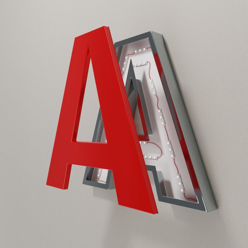 Custom 3D Channel Letters - LED Front-lit, Personalized Storefront ...