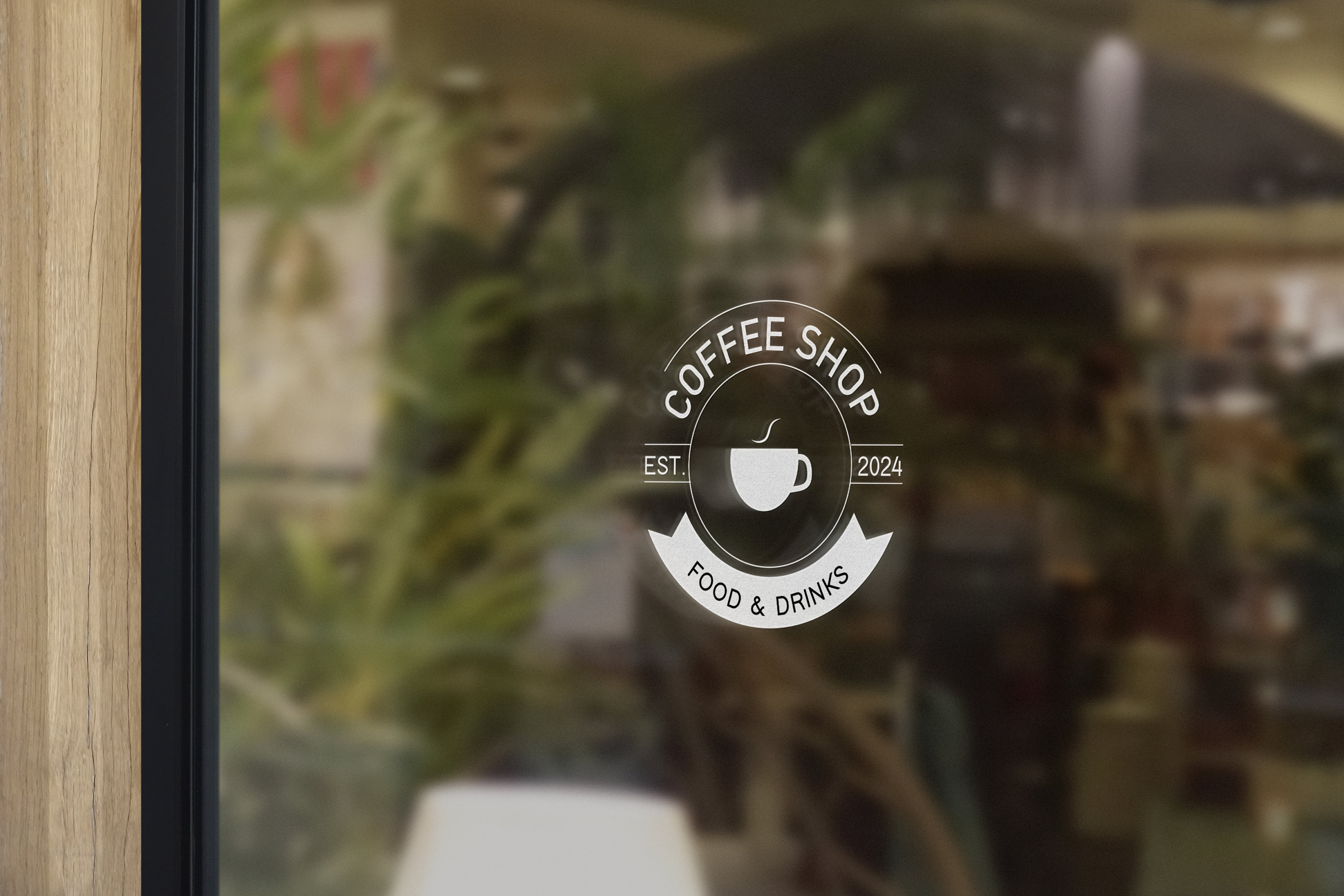 Coffee Shop Window Decal – Custom Business Sign, Peel & Stick - Etsy
