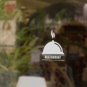 Restaurant - Vinyl Window Decal, Standard / Custom Sizes, PEEL AND ...