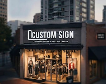 Custom Channel Letters Sign, 3D Business Logo, Storefront LED Signage, Acrylic Metal PVC