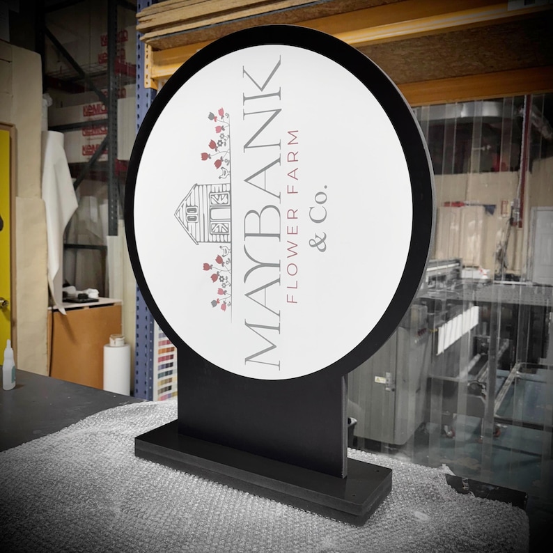 Custom Blade Sign - Double Sided Outdoor Business Sign, Storefront Logo Sign, Wall Mounted Commercial Sign - Salon, Bar, or Retail Shop Sign image 11