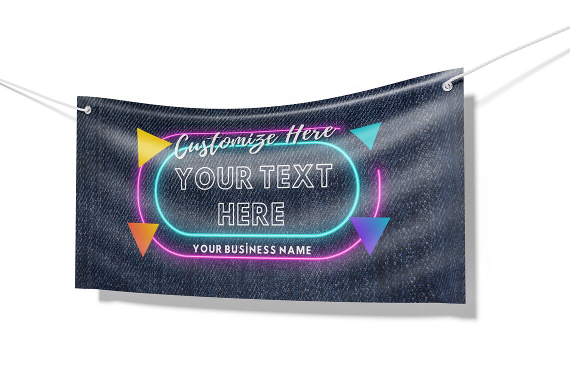 Custom Banner Display, Polyester/vinyl - Personalized Advertising Sign ...