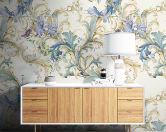 Removable Wallpaper, Colorful Flowers Cute Floral Design - Peel & Stick, , Self Adhesive, 26" Panels, Easy Install, Seamless