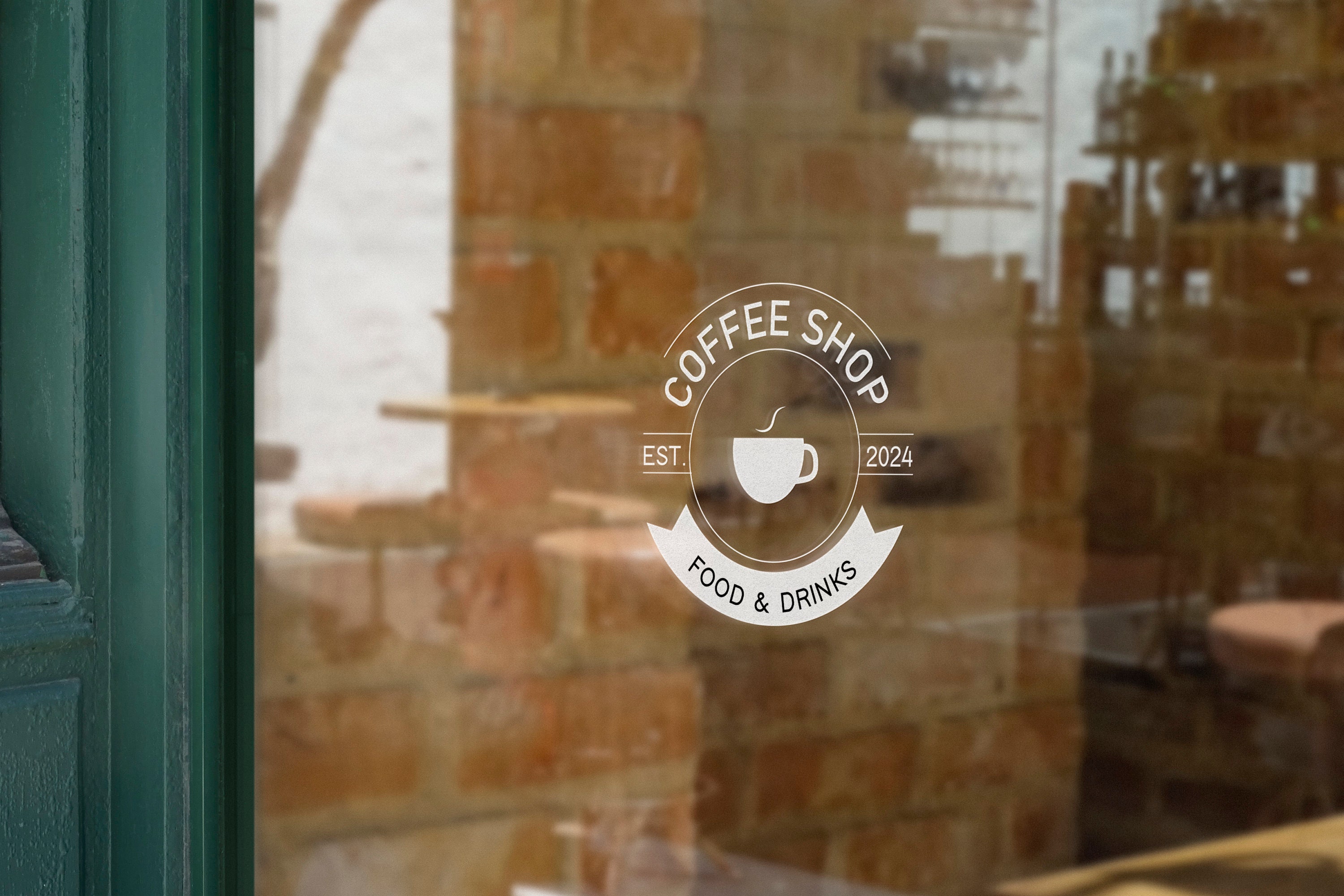Coffee Shop - Vinyl Window Decal, Standard / Custom Sizes, PEEL AND ...
