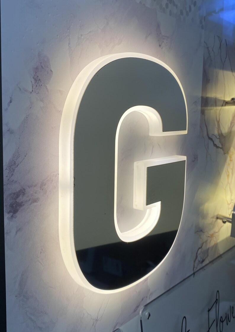 Custom 3D Led Lit Channel Letters, Acrylic Face & Halo Lit Channel ...