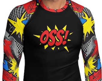 BJJ Rash Guard, Rash Guard Men, Jiujitsu, Rash Guards, Martial Arts, Brazilian Jiu Jitsu, Rash Guard, Comic Hero Rash Guard, BJJ Gift Him