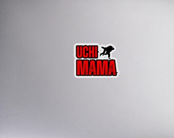 Judo Jiujitsu Mom Humor Vinyl Sticker, Funny BJJ, Water Bottle Sticker, Brazilian Jiu-jitsu, Mama Sticker, Awesome Mom, BJJ Stocking Stuffer