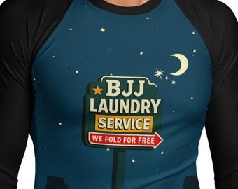 BJJ Laundry Rash Guard Men, Jiujitsu, Rash Guards, Martial Arts, Brazilian Jiu Jitsu, Rash Guard, Mens BJJ, BJJ Gear, Funny Rash Guard Gift