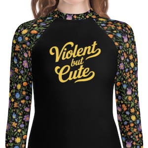 Youth Floral Jiu Jitsu Rash Guard, BJJ Rash Guard, Rash Guard, Jiujitsu, Rash Guard, Martial Arts, Brazilian Jiu Jitsu, Rash Guard, BJJ Gift