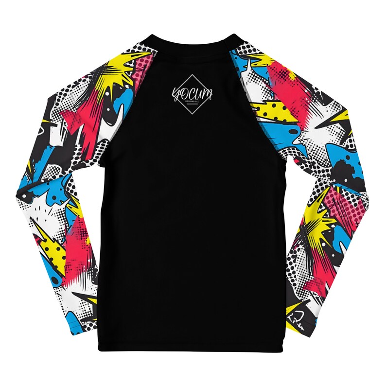 Kids BJJ Superhero Rash Guard, BJJ Rash Guard Kid, Rash Guard Toddler