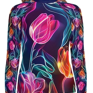Youth Floral Jiu Jitsu Rash Guard, BJJ Rash Guard, Rash Guard, Jiujitsu, Rash Guard, Martial Arts, Brazilian Jiu Jitsu, Rash Guard, BJJ Gift