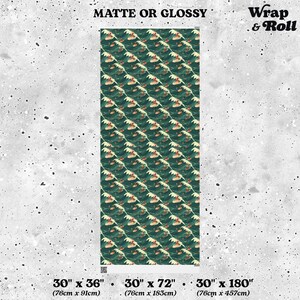 Surfing Santa Wrapping Paper | Funny Christmas Gift Wrap | Beach Xmas Paper | Vintage Xennial Gen Z Tropical Holiday Reindeer Surfer Gift image 8