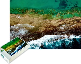 Kalbarri Cliffs Jigsaw Puzzle, Scenic Indian Ocean, Australian Made