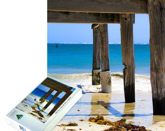 Hamelin Bay Jetty Jigsaw Puzzle, Western Australia, Recycled Materials
