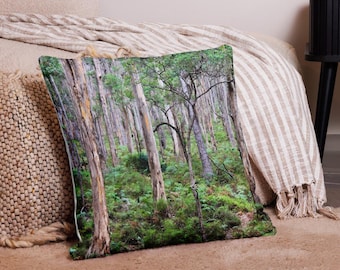 Tranquil Forest Print Pillow | Western Australia Landscape Photography | Nature Art |  Relaxing Spaces