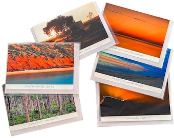 Australian Landscape Notecards | Western Australia Art Cards, Set of 6