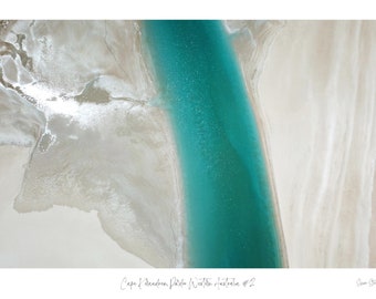 Cape Keraudren Aerial Seascape Photography | Coastal Wall Art (Digital Download)