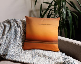 Coastal Sunset Pillow | Western Australia Ocean Art