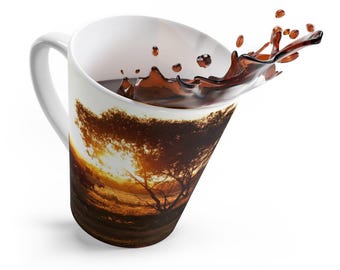 Sunrise Latte Coffee Mug – Rustic Station Vehicle Art