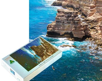 Kalbarri Cliffs Jigsaw Puzzle – Australian Sandstone Coastline