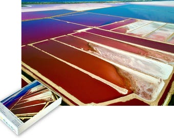 Hutt Lagoon Jigsaw Puzzle, Western Australia Salt Lakes