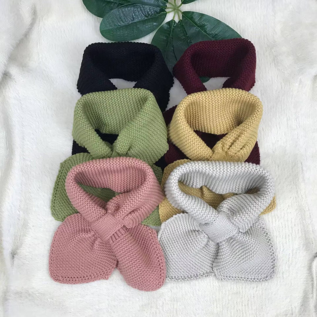 Scarves Knitting for Winter Chunky Short Winter Scarf for - Etsy