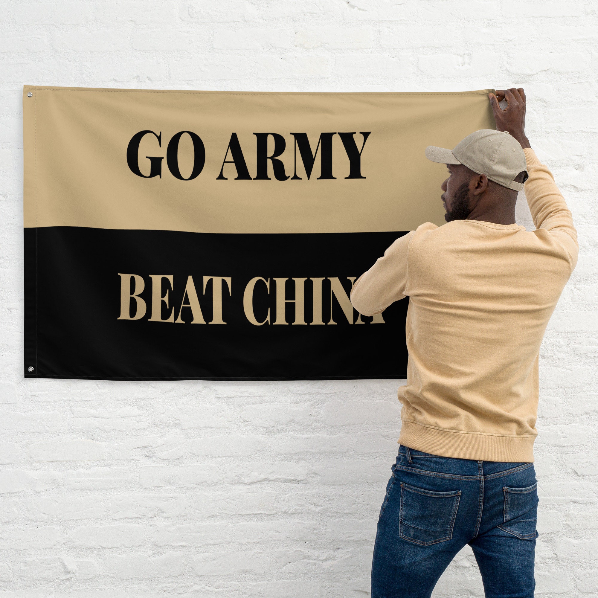 Go Army Beat China Flag - Etsy