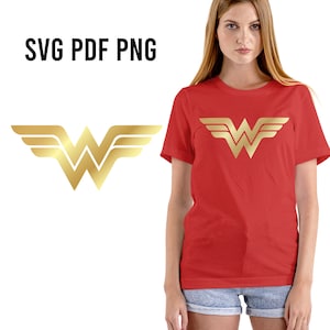 Wonder Women tshirt Golden SVG Girls superhero Tshirt Design WW Digital Download