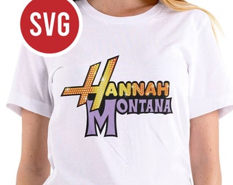 Hannah Montana SVG tshirt, Hannah Montana SVG Png, Hannah Montana Logo Tshirt High quality PNG file instant download