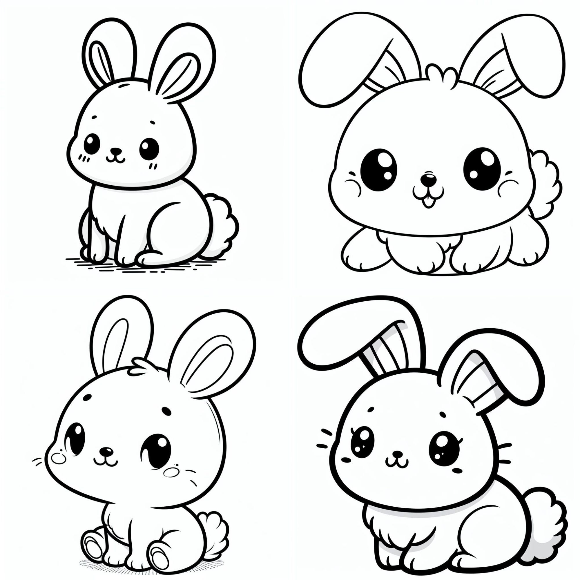 Printable Bunny Template Etsy Printable Bunny Template Etsy