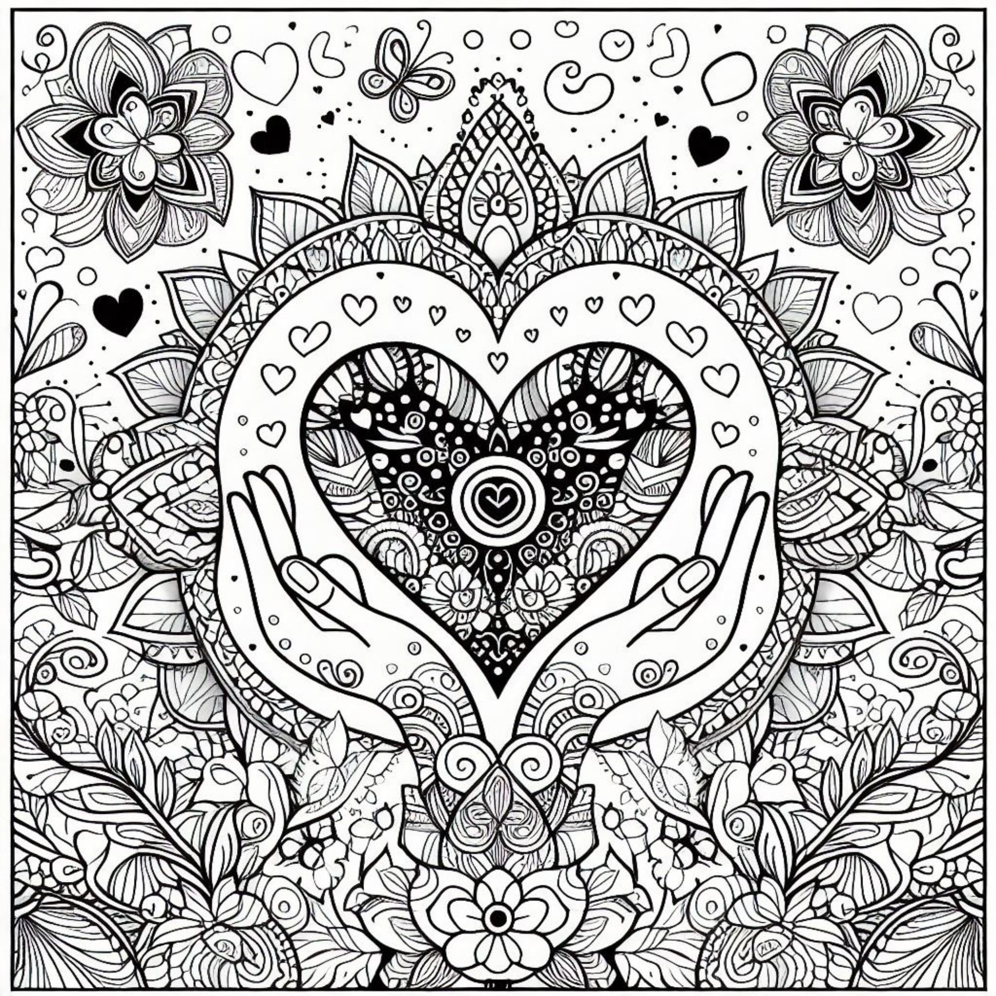 Mindfulness Coloring Pages: Relaxing Designs for Stress Relief - Etsy