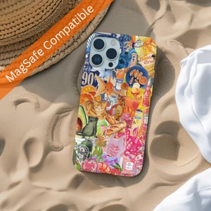Summer Collage Phone Case Magsafe Phone Case Italian Summer Phone Case Italy Phone Case Mosaic Phone Case European Summer Phone Case