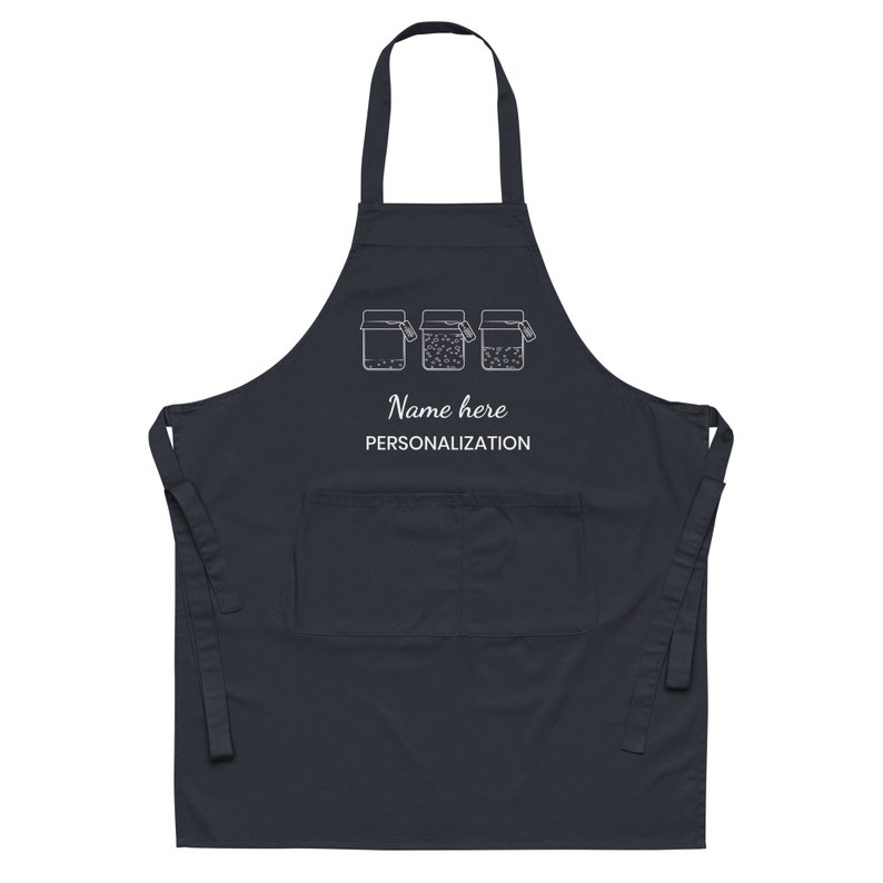 Personalized Organic Cotton Apron, Sourdough Starter, Custom Mother's Day Gift, Kitchen Apron for Mother, Mother Daughter Gift, Baking Gifts, Baking Lover Gift, Custom Gift for Mom, Personalized Mom Gift, In My Sourdough Era, Sourdough Lover