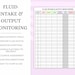 Fluid Intake and Output Monitoring Sheet - Etsy
