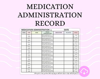 Medication Administration Record