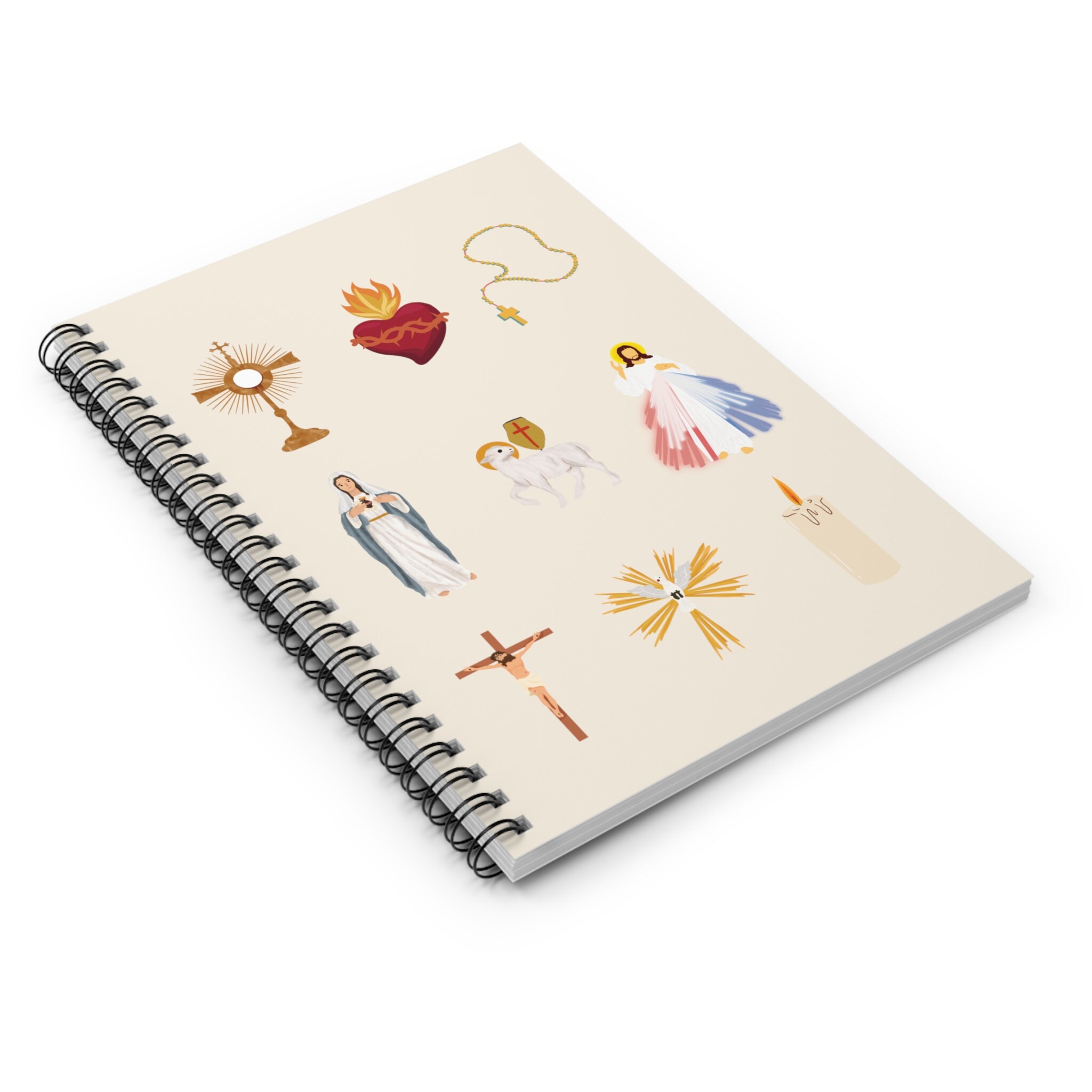 Catholic Notebook, Notebook, Spiral Notebook, Christian Notebook, Bible ...