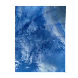Original Blue Skies Photo- Fleece Blanket